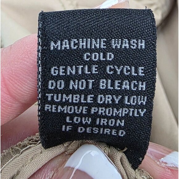 Womens Beige Strapless Button-Front Jumpsuit With Pockets & Elastic Hem Size 2X - Picture 11 of 16